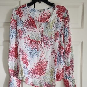 Lucky Brand Foral Print Women's Top